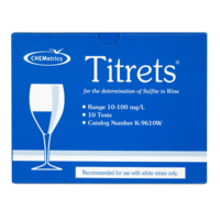 Sulfite Test Kit  Measure Sulfite in Wine  Titrets ?« Titration Cells 10-100 ppm as SO2