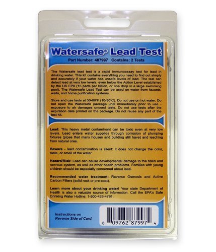 lead test kit how to test your water for lead