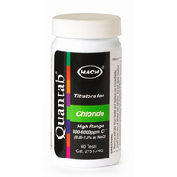 Quantab Chloride test strips, 300-6000 mg/L, 0.05-1.0 % NaCl