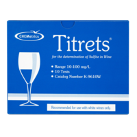 Sulfite Test Kit  Measure Sulfite in Wine  Titrets ® Titration Cells 10-100 ppm as SO2