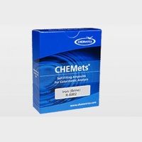Iron in Brine  CHEMets?« Refill 0-100 & 100-1000 mg/L