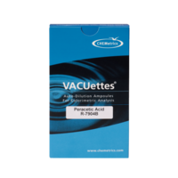 Peracetic Acid VACUettes?« Refill 0-130 & 0-600 ppm