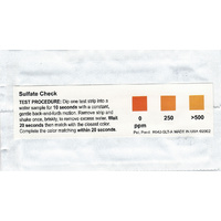 Sulphate Test Strips