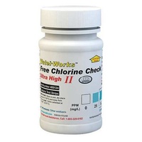 Chlorine Free test strips Ultra High II Range