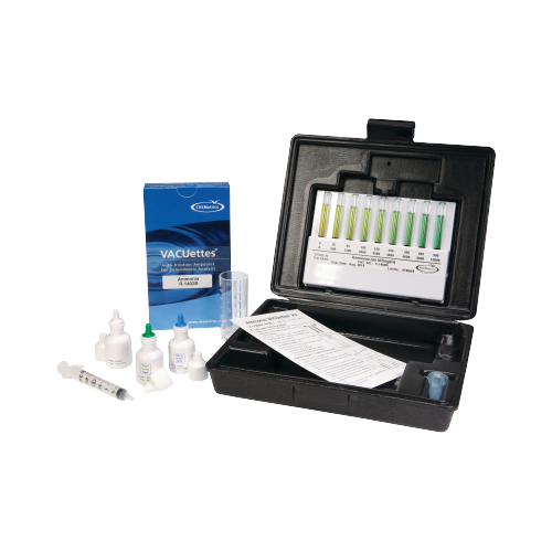 Ammonia  VACUettes® Visual High Range Kit 0-500 ppm & 0-10,000 ppm