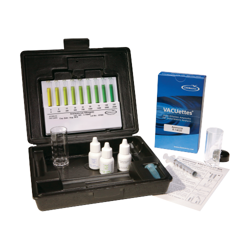Ammonia  VACUettes® Visual High Range Kit 0-125 ppm & 0-2,500 ppm