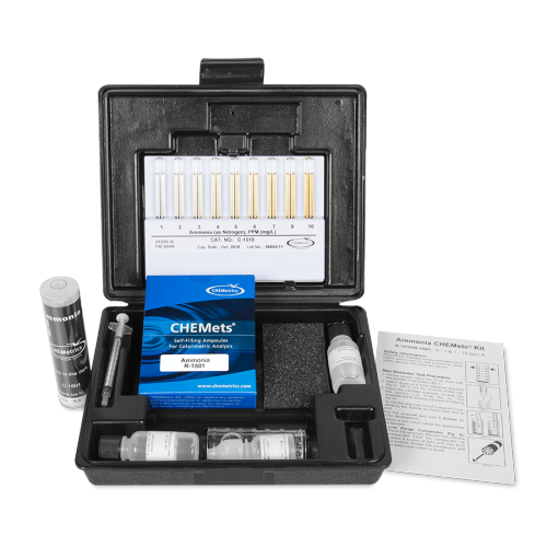 Ammonia  CHEMets?« Kit  0-1 ppm & 1-10 ppm