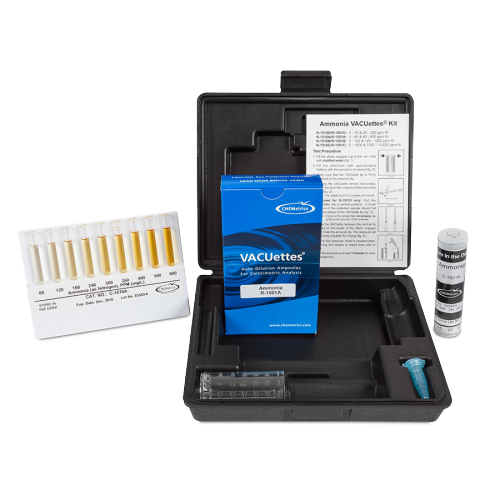 Ammonia  VACUettes?« Visual High Range Kit 0-60 ppm & 60-600 ppm