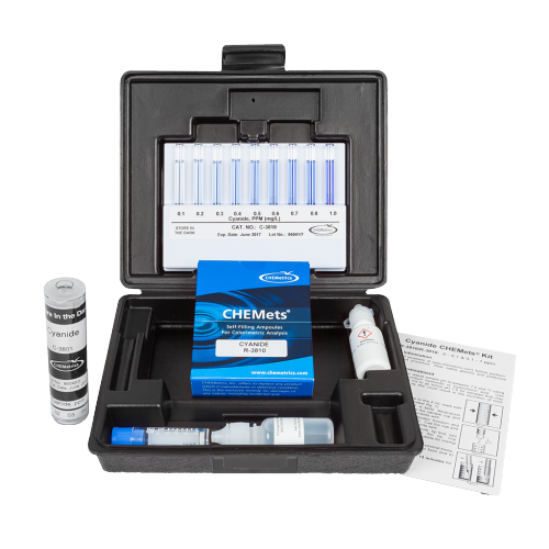 Cyanide (free)  CHEMets?« Visual Kit 0-0.1 & 0.1-1 ppm