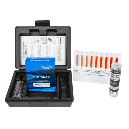 Hydrogen Peroxide Test Kit  CHEMets?« Visual Kit 0-0.8 & 1-10 ppm