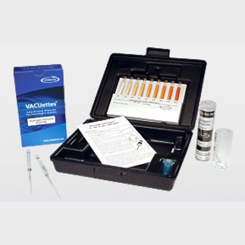 Hydrogen Peroxide  VACUettes® Visual High Range Kit 0-50 & 60-600 ppm