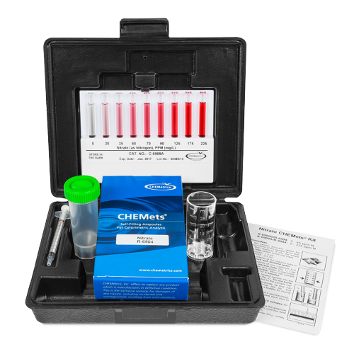 Nitrate Test Kit  CHEMets® Visual Kit 0-225 ppm as N