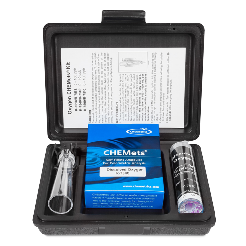 Dissolved Oxygen Test Kit  CHEMets?« Visual Kit 0-40 ppb