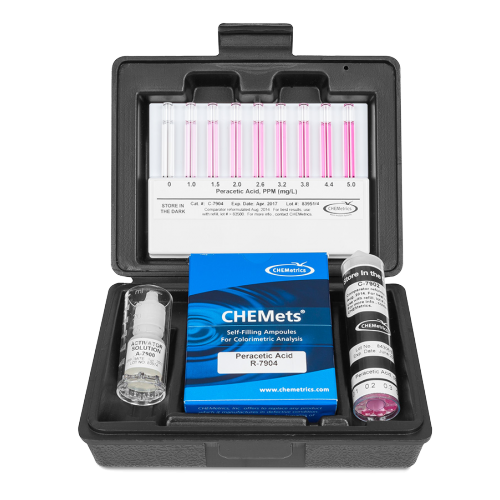 Peracetic Acid  CHEMets?« Visual Kit 0-1 & 0-5 ppm