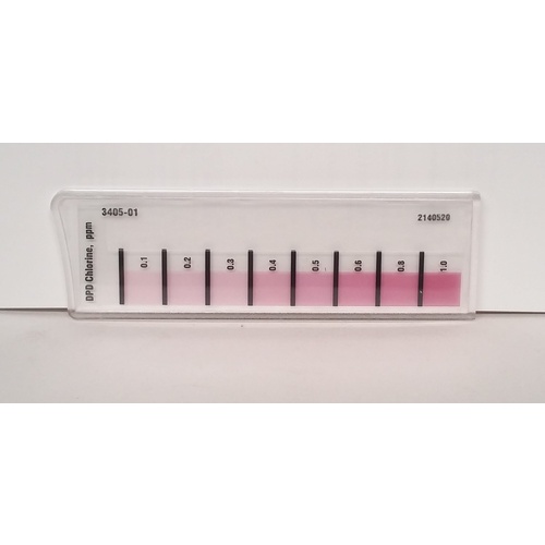 CHLORINE COLOUR BAR 0.1 - 1.0P