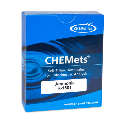 Ammonia  CHEMets® Refill  0-1 ppm & 1-10 ppm