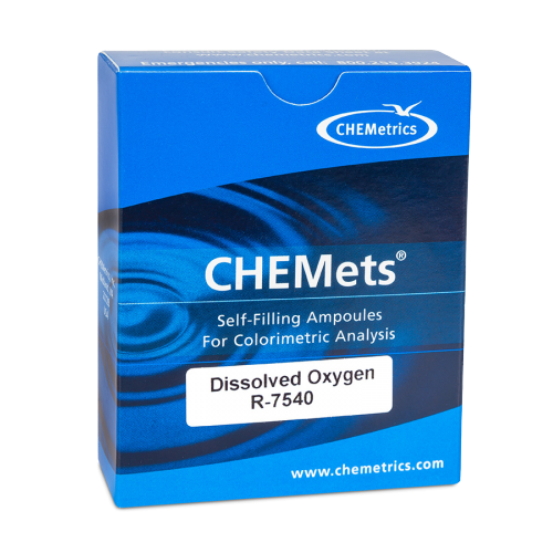 Oxygen, dissolved  CHEMets® Refill 0-40 & 0-100 ppb