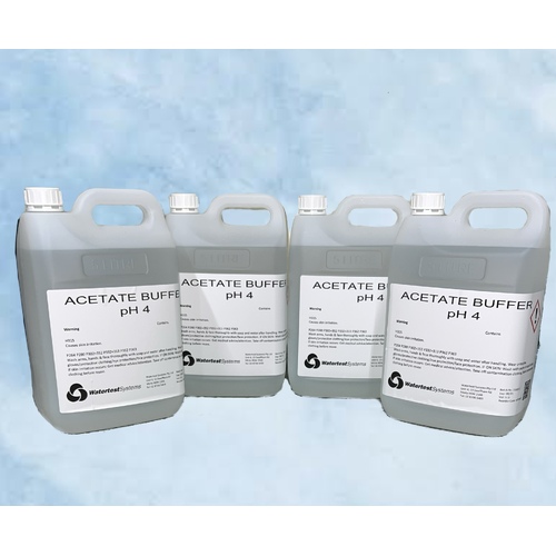 Acetate Buffer pH 4 (4 x 5 Lt Bundled Buffer Set ).    