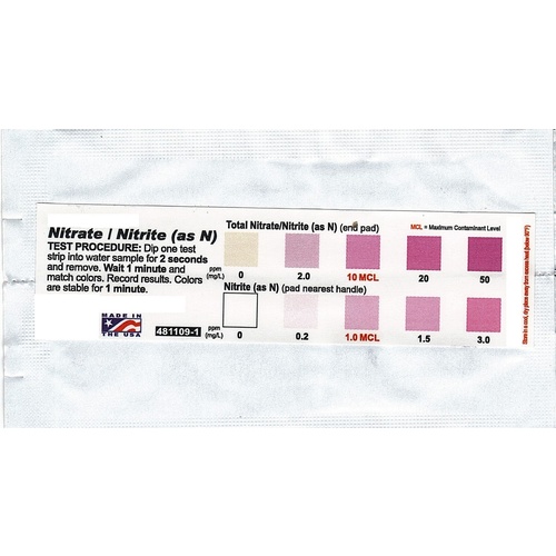 Nitrate/Nitrite Test Strips