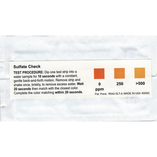 Sulphate Test Strips