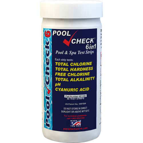Pool Check 6 in 1 Strips